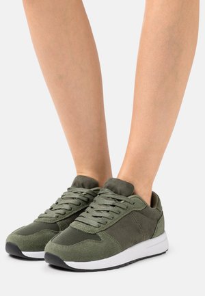 LEATHER - Zapatillas - olive