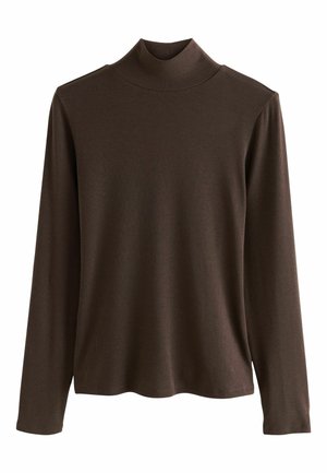 REGULAR FIT - HIGH NECK  - Strickpullover - brown