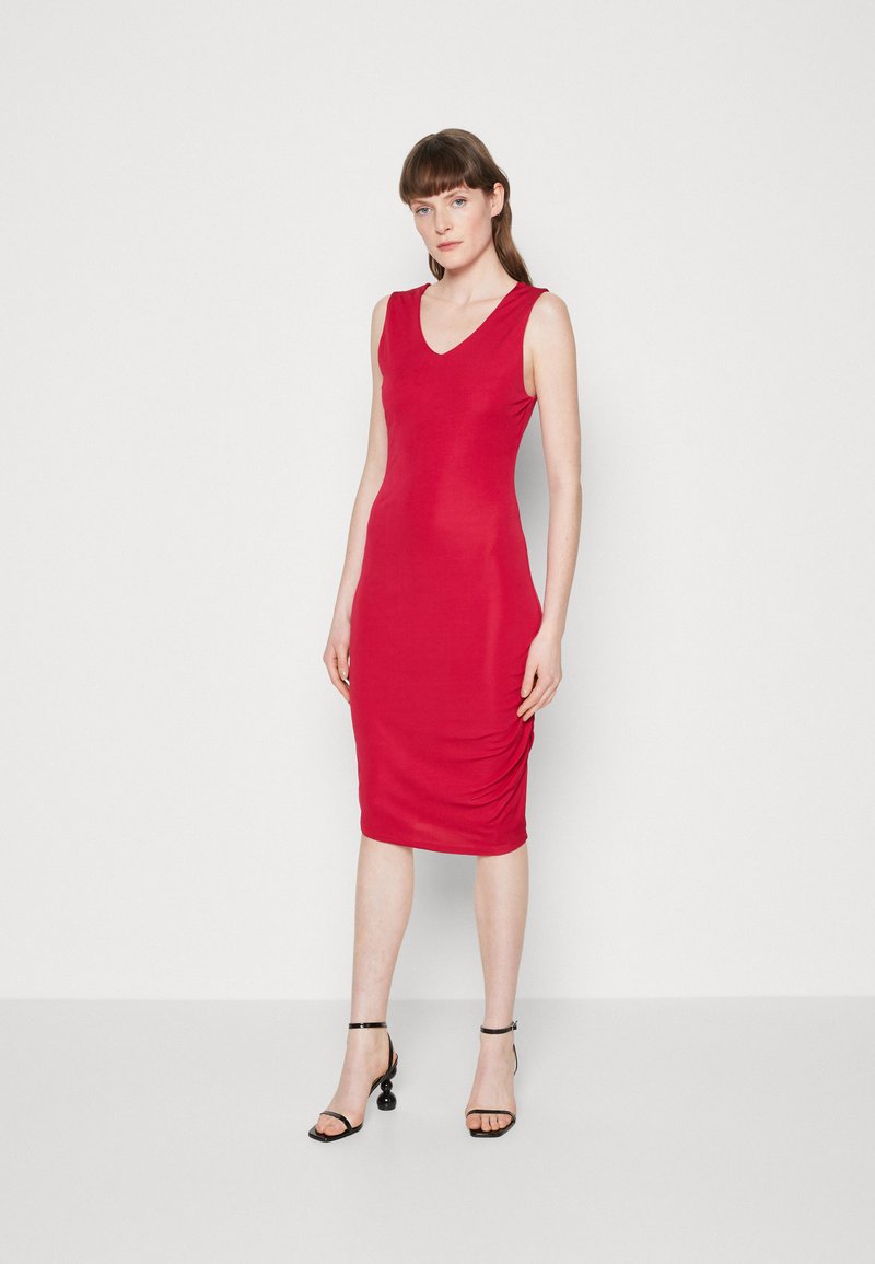 Armani Exchange VESTITO Jersey dress bloom/red Zalando.ie