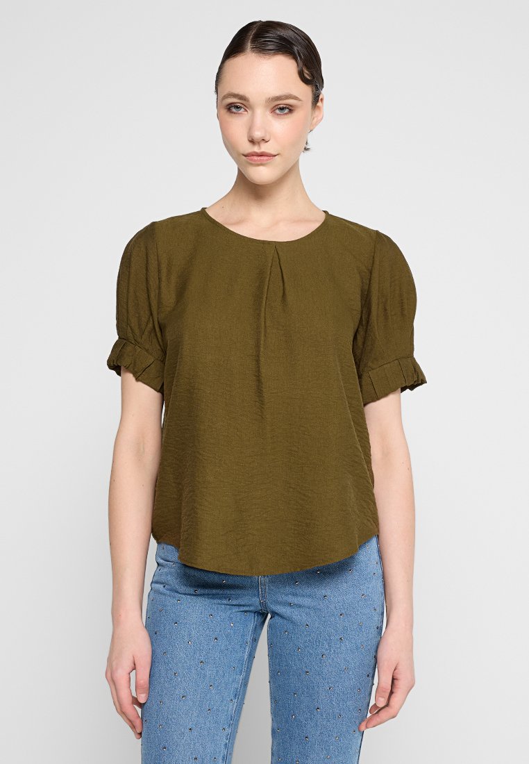 DKNY Blouse olijfgroen