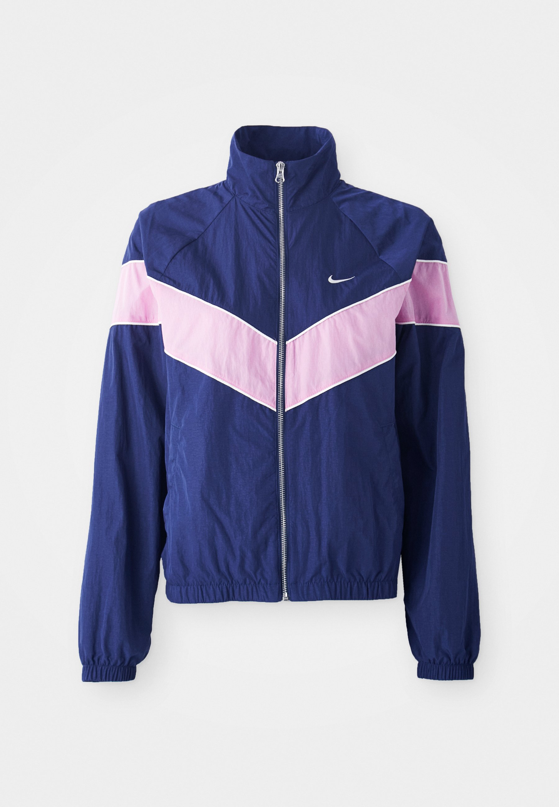 nike windbreaker blue and pink