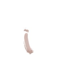 Poeder cosmetica in een zachte beige kleur, gepresenteerd als een gladde, gebogen swatch met een fijne, matte textuur en losse poeder verspreiding.