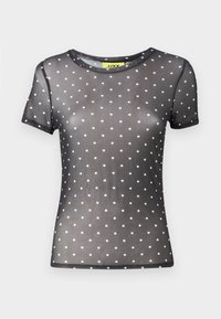 JXBLAKE MESH TOP - Printtipaita - black