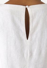 Abercrombie & Fitch T-SHIFT LINEN MINI  - Päevakleit - brilliant white