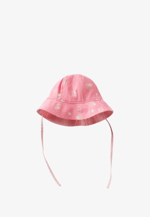 REVERSIBLE WITH BEACH PRINT - Hut - pink