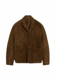 Massimo Dutti Giacca di pelle - brown