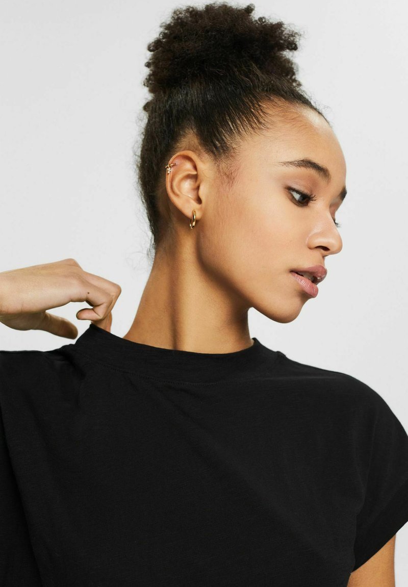 Damen T-Shirts | edc by Esprit T-Shirt basic black/schwarz - OW30871 Damen T-Shirts | edc by Esprit T-Shirt basic black/schwarz - OW30871
