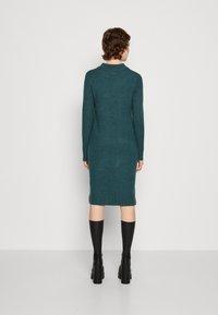 VILA VIRIL CREW NECK MIDI DRESS - Obleka/pulover - ponderosa pinedetail/dark melange