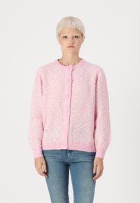 Pieces PCANONA O-NECK CARDIGAN - Adīta jaka - pink lavender