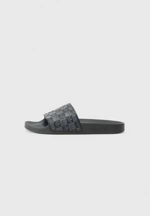 ADILETTE UNISEX - Papuci înot - core black/carbon