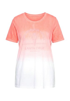 Angel of Style, SANTA CRUZ GRADIENT GRAPHIC TEE - Camiseta estampada - coral