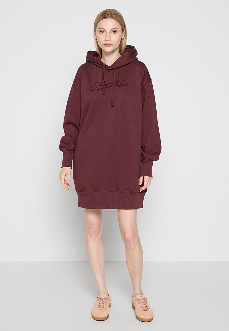 G-Star Jurk bordeauxrood