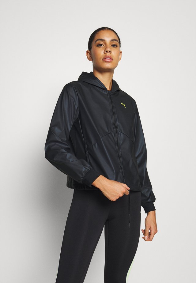 TRAIN WARM UP JACKET - Kurtka sportowa - black