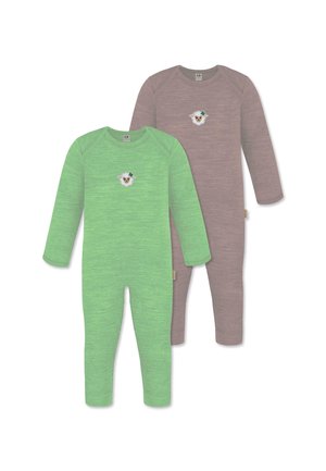 2ER PACK  - Jumpsuit - grün rosa