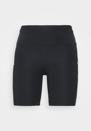 Legginsy - black/plum fog/lime glow/lime glow