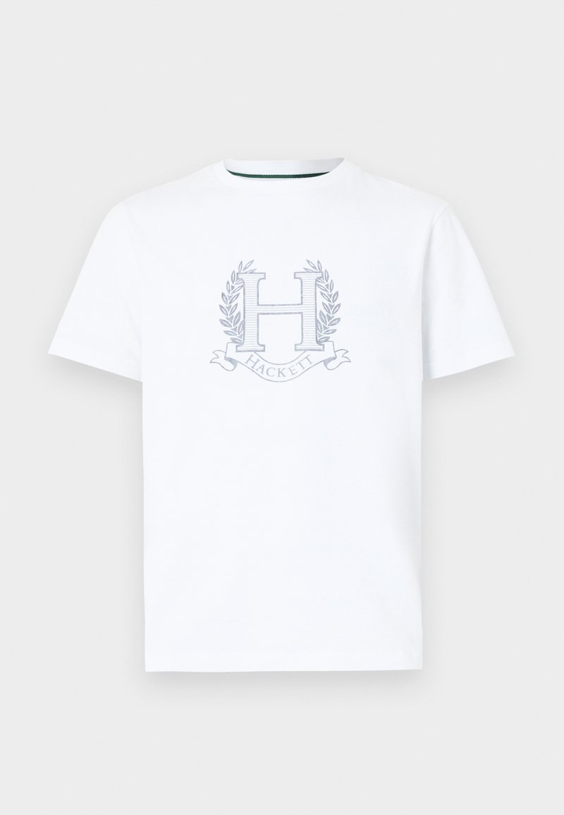 Hackett London HERITAGE CREST TEE Print T-shirt optic white