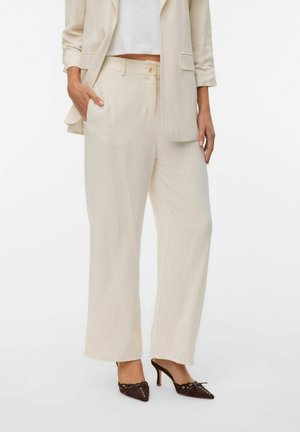 Vero Moda ANZUGHOSE VMSISSE ANZUGHOSE - Pantalon classique - oatmeal
