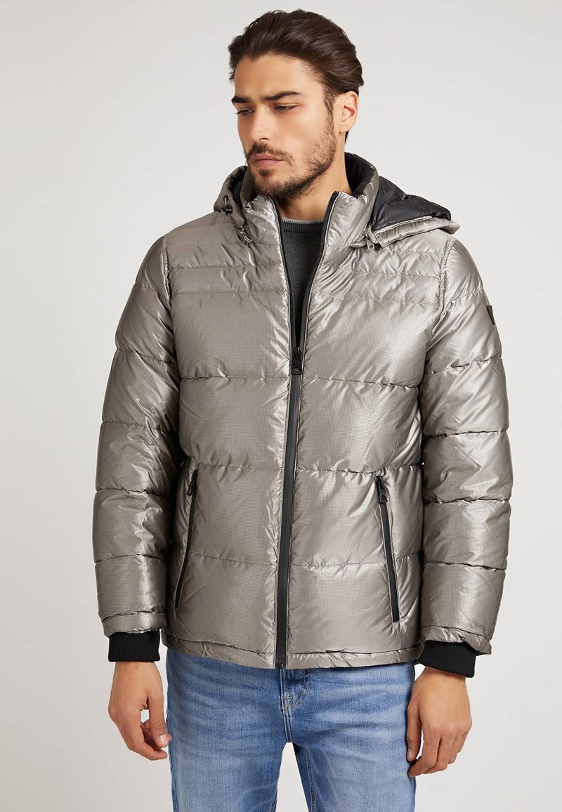 Herren Leichte Jacken | Guess Winterjacke grau - RF26450 Herren Leichte Jacken | Guess Winterjacke grau - RF26450