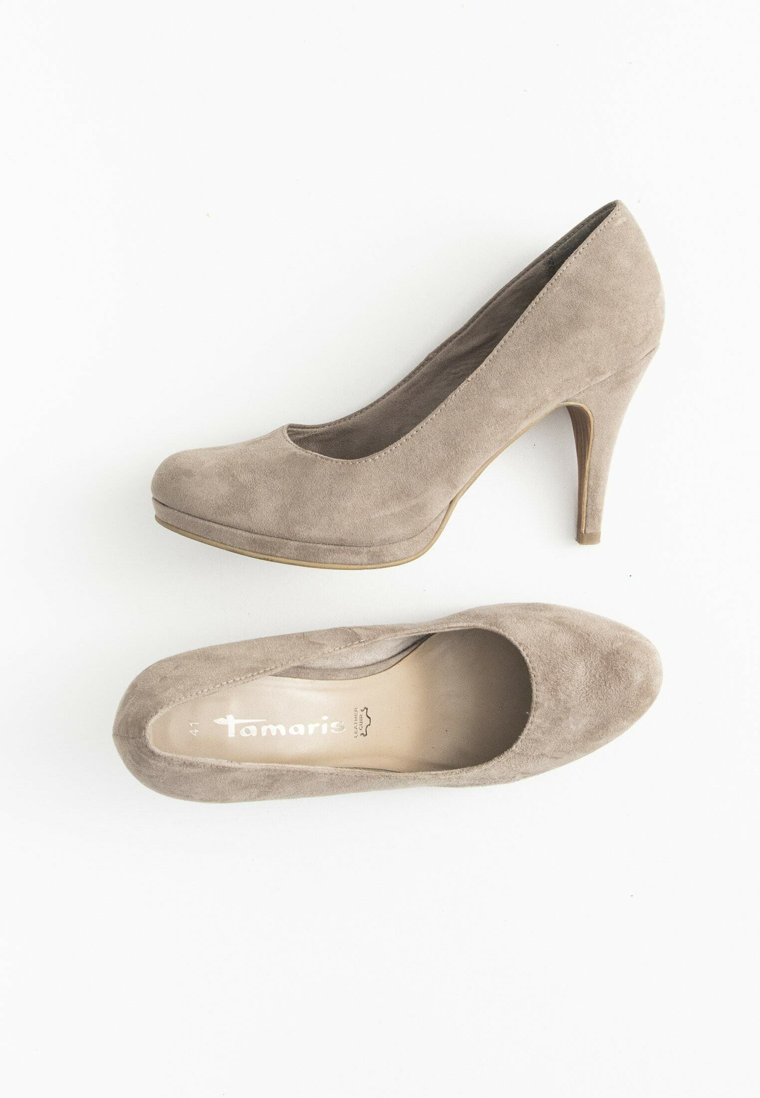 tamaris beige high heels