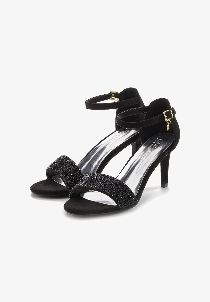 42 Paia Sandali Tacco Alto Per Bambole 11,5" | Scarpe Bambola Colore Nero - Foto 4