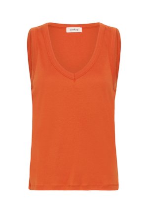 Soaked in Luxury, SLCOSETTA V-NECK TANK - Débardeur - pureed pumpkin