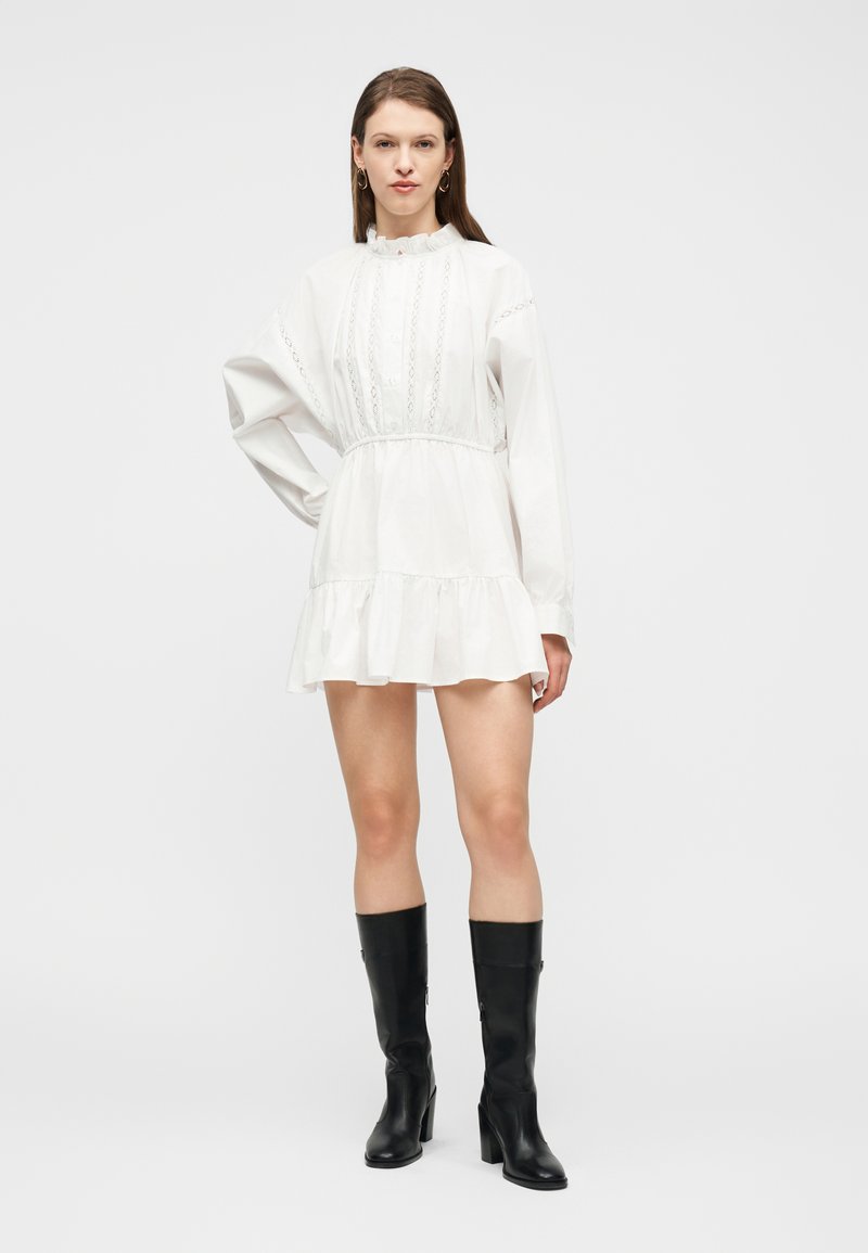 DESIGNERS REMIX CLAIRE LACE DRESS - Day dress - white - Zalando.ie