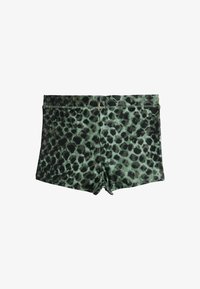 Pasirinkta, green black leopard print