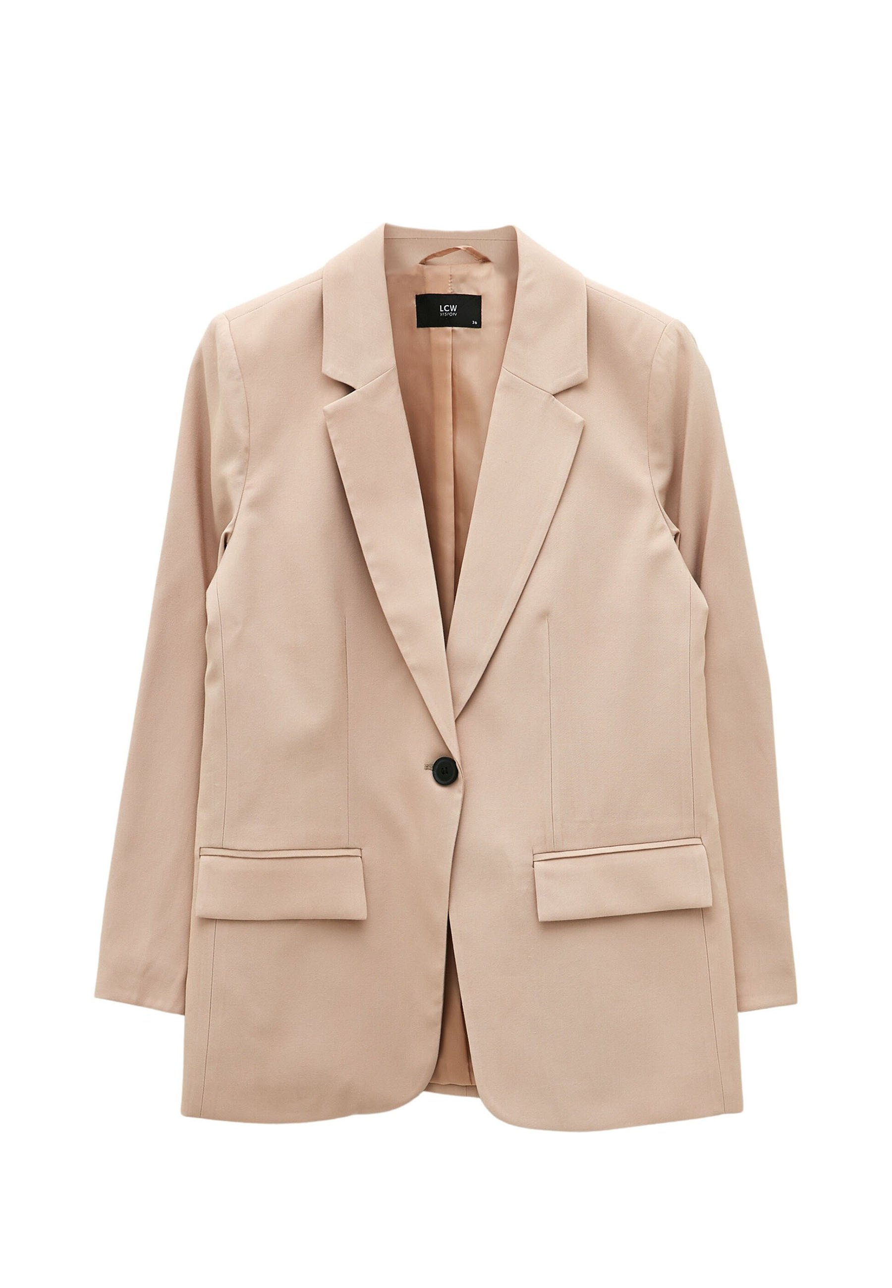 LC Waikiki STRAIGHT LONG SLEEVE - Blazer - beige - Zalando.nl