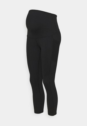 MATERNITY POCKET 7/8 - Leggings - black