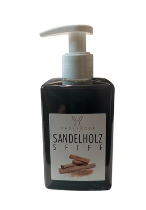 HASLINGER SANDELHOLZ FLÜSSIGSEIFE IM SPENDER - Liquid soap - anthrazit