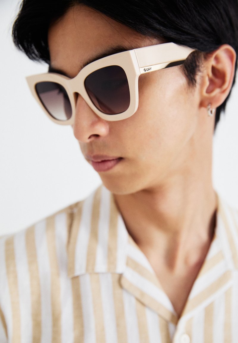 QUAY AUSTRALIA BY THE WAY UNISEX - Päikeseprillid - champagne/brown