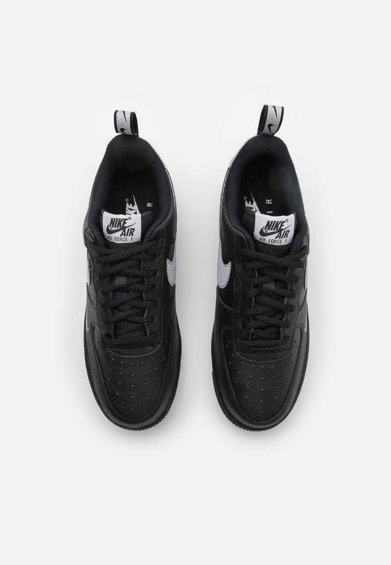 Nike Sportswear AIR FORCE 1 07 LV8 UT TU - Trainers - black/metallic  silver/black 