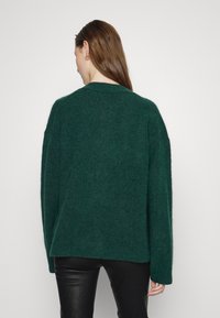 ARKET Casaco de malha - dark green