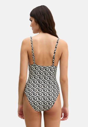 Marc O'Polo, Badpak - millefleur print dark navy