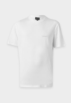 Armani Exchange, EXTRA SLIM - T-Shirt basic - off-white