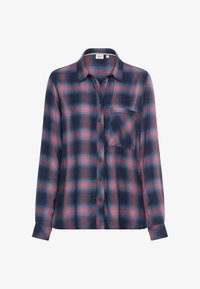 Wybrany, ink blue check