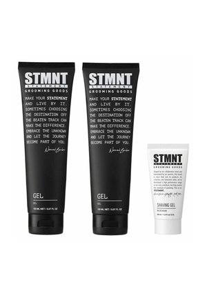 STMNT GROOMING GOODS GROOMING GOODS STYLING GEL 2ER SET + MINI SHAVING GEL GROOMING GOODS STYLING - Hair set - anthrazit