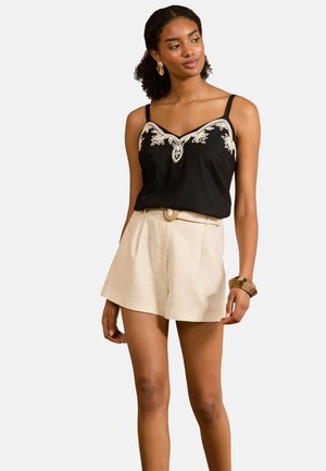CAMI . - Top - black white