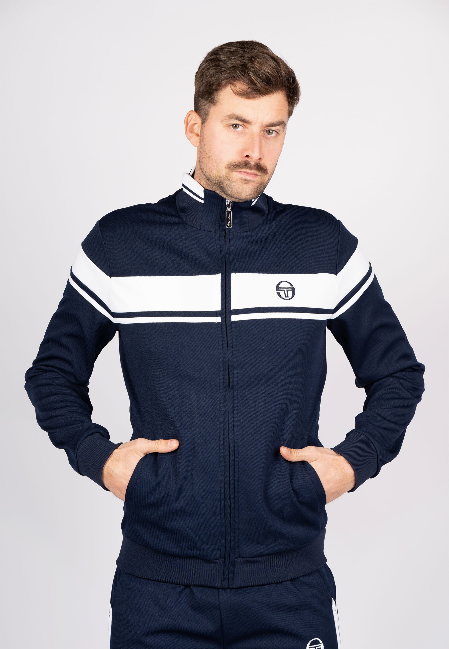 Sergio Tacchini DAMARINDO - Trainingsjacke - maritime blue white 
