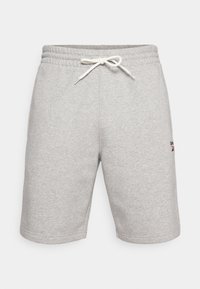 IDENTITY SMALL LOGO SHORT - Pantalón corto de deporte - medium grey heather/vector red