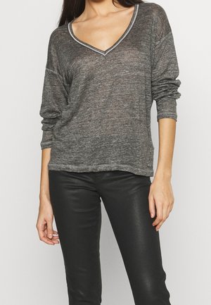 Långärmad tröja - mottled grey