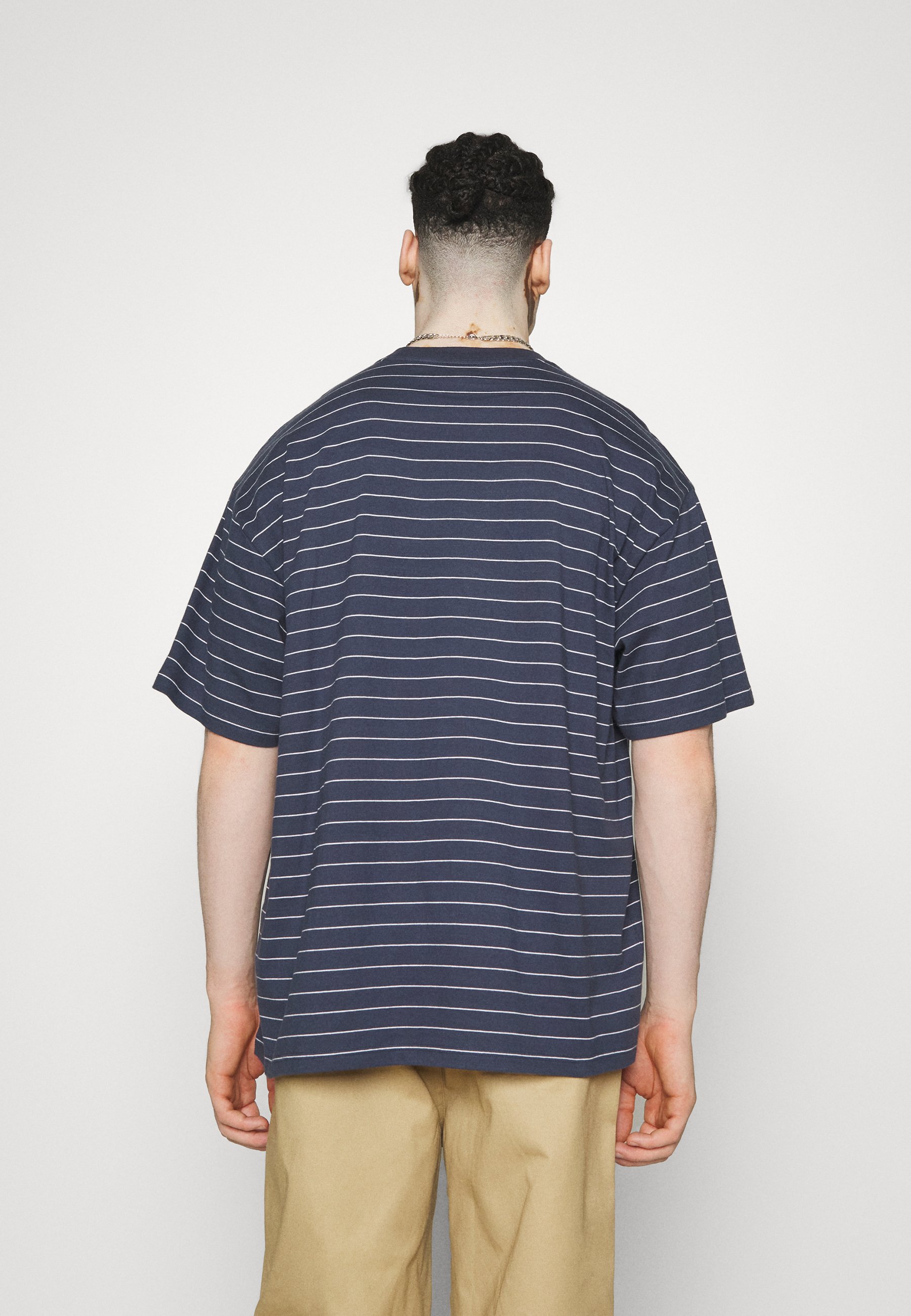 Carhartt WIP ORLEAN SPREE - Print T-shirt - blue/white/black