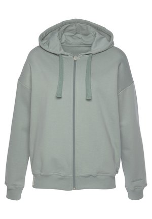 Mikina so zipsom - graublau