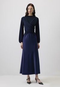 Touché Privé DRAPED - Blúzka - navy blue