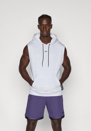 ID BASKETBALL SLEEVELESS HOODIE - Mikina s kapucňou - light grey