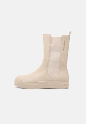 Plateaulaarzen - off-white