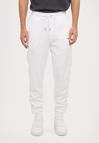 Michael Kors LOGO TAPE PANT - Träningsbyxor - white