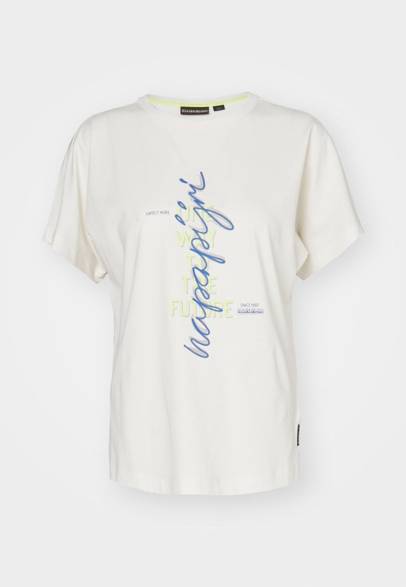 Napapijri T-shirt print crème Napapijri T-shirt print crème