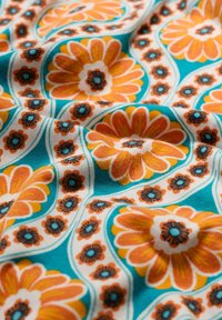 Seasalt Cornwall APRIL  - Haljina od žerseja - orange daisy stamp azurite