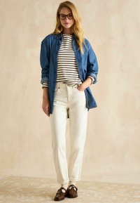 Tom Joule REGULAR FIT - HARBOUR BOAT NECK BRETON - Langarmshirt - brown cream